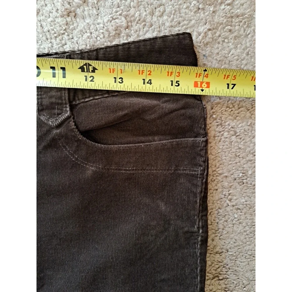 Michael Kors Women's Brown Stretch Cotton/Elastan Corduroy Pants Trousers 4 New